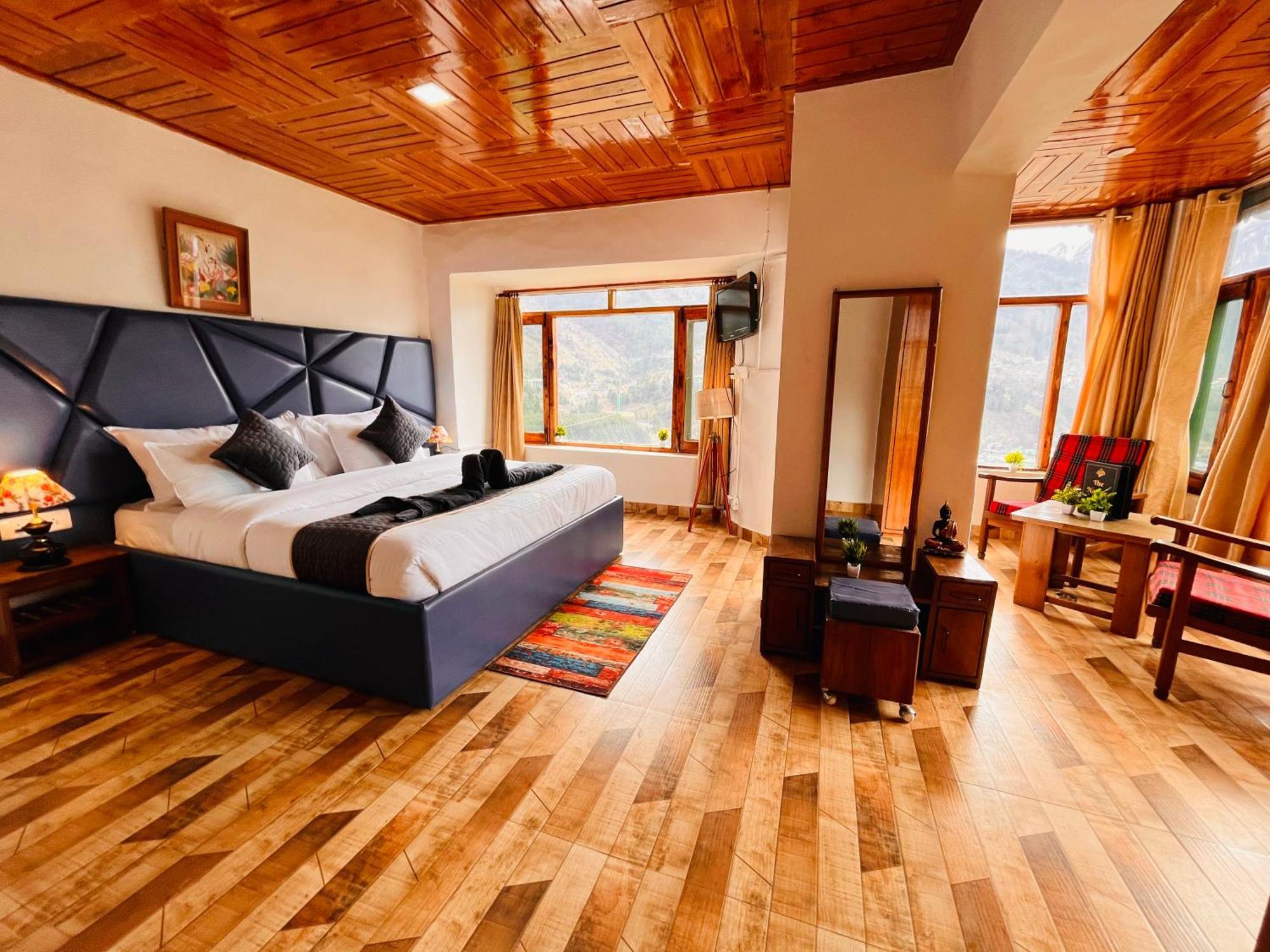 Himalayan Nomad Cottage, Manali ! All 2 Bedroom Independent Cottages ! Personal Lawn Every Cottage ! Parking ! Scenic Mountains View ! Spacious Rooms ! Extérieur photo